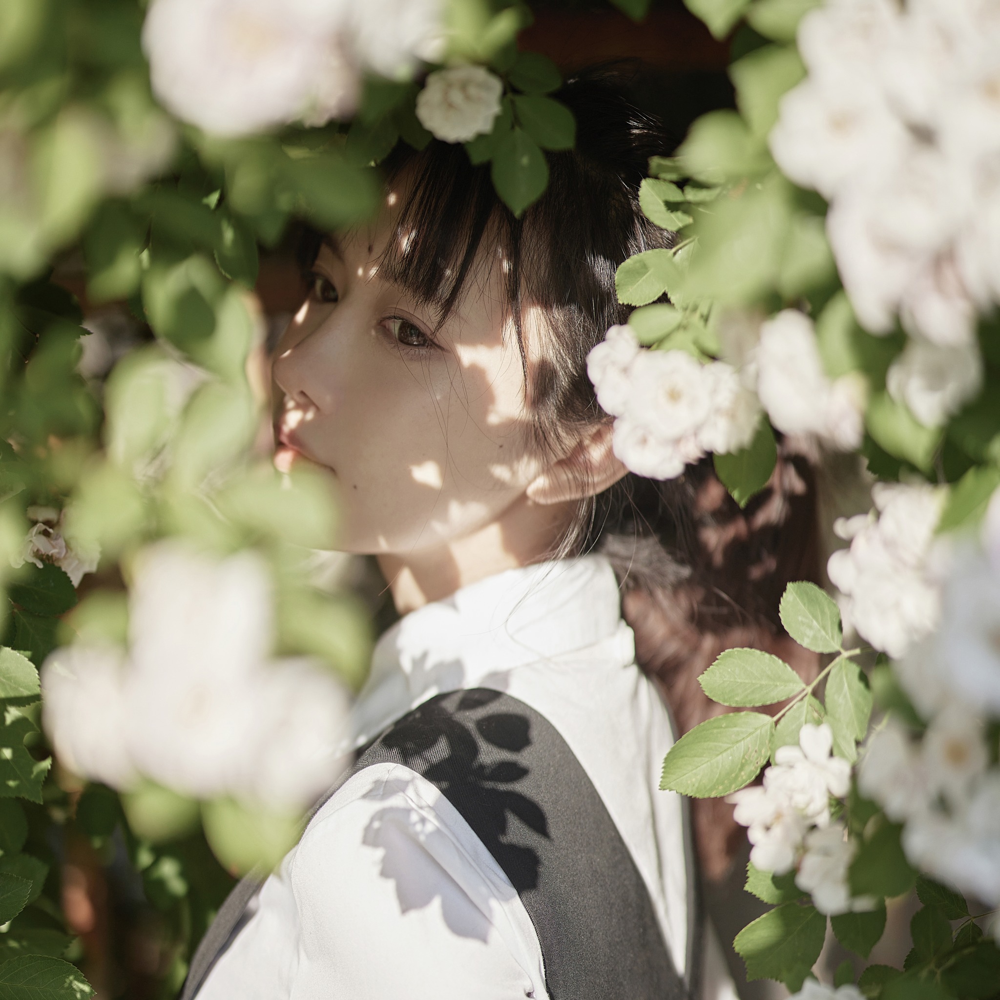 图片[1]-Shika小鹿鹿 – NO.086 蔷薇JK [14P]-XikXak